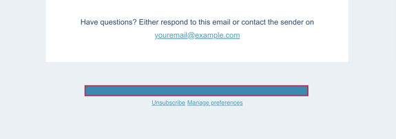 hubspot marketing email footer preferences 