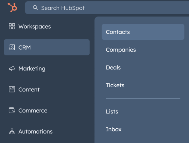 how to export contacts from hubspot to excel